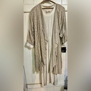 SOLD Vintage Avant Garde Beige Maxi Dress